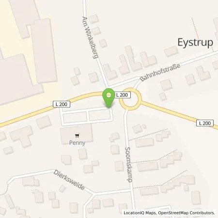 Standortübersicht der Tankstelle EnBW mobility+ AG und Co.KG in 27324 Eystrup