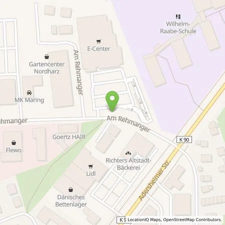 Standortübersicht der Tankstelle EDEKA-MIHA Charge GmbH in 38304 Wolfenbüttel