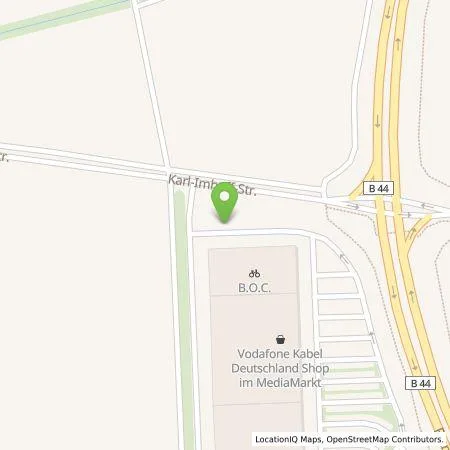 Standortübersicht der Tankstelle EnBW mobility+ AG und Co.KG in 68307 Mannheim