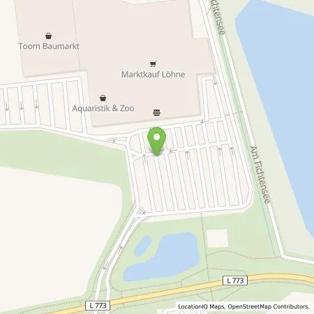 Standortübersicht der Tankstelle EDEKA-MIHA Charge GmbH in 32584 Löhne