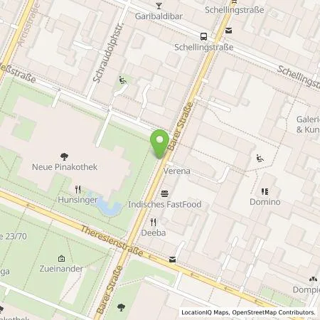 Standortübersicht der Tankstelle Qwello GmbH in 80799 München