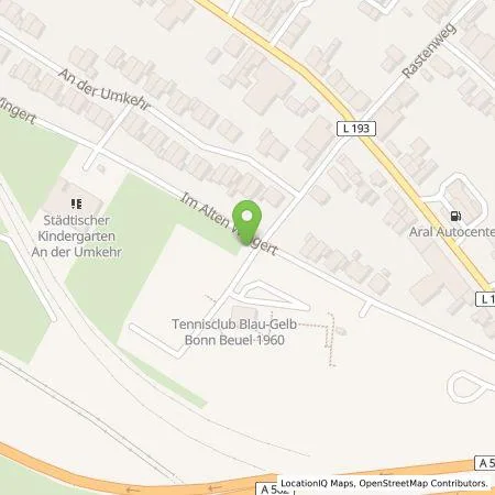 Standortübersicht der Tankstelle eze.network GmbH in 53227 Bonn