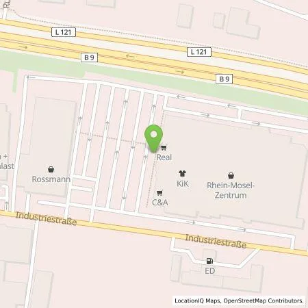 Standortübersicht der Tankstelle Kaufland Dienstleistung GmbH & Co. KG in 56218 Mülheim-Kärlich