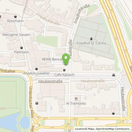 Standortübersicht der Tankstelle EnBW mobility+ AG und Co.KG in 40597 Düsseldorf