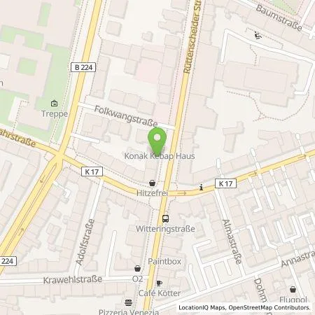 Standortübersicht der Tankstelle Qwello Deutschland GmbH in 45128 Essen