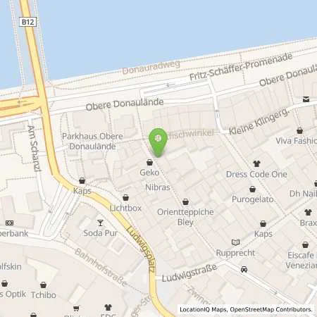 Standortübersicht der Tankstelle Stadtwerke Passau GmbH in 94032 Passau