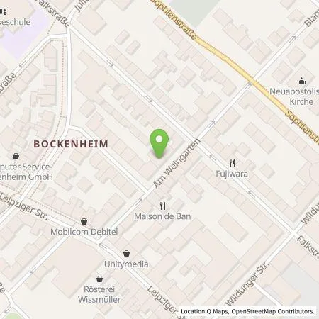 Standortübersicht der Tankstelle Qwello Deutschland GmbH in 60487 Frankfurt am Main