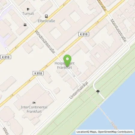 Standortübersicht der Tankstelle Qwello Deutschland GmbH in 60329 Frankfurt am Main