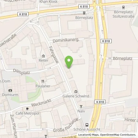 Standortübersicht der Tankstelle Qwello Deutschland GmbH in 60311 Frankfurt am Main