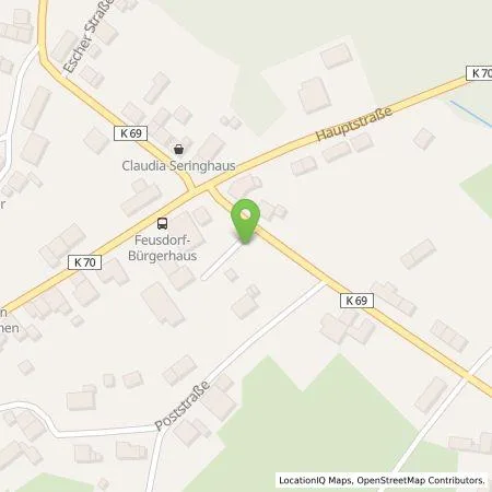 Standortübersicht der Tankstelle Qwello Deutschland GmbH in 54584 Feusdorf