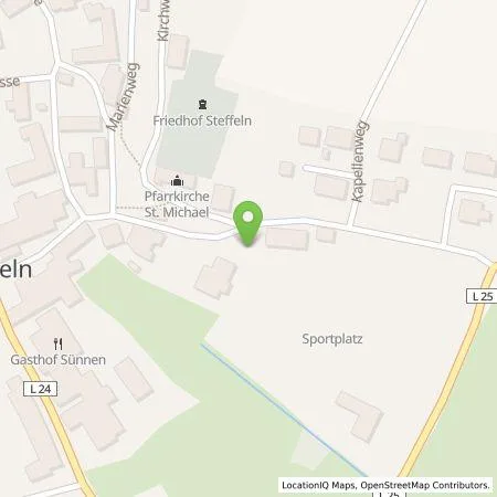 Standortübersicht der Tankstelle Qwello Deutschland GmbH in 54597 Steffeln