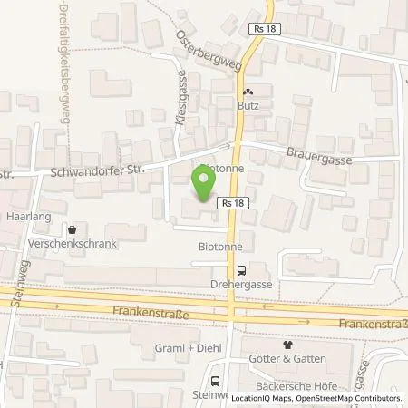 Standortübersicht der Tankstelle Qwello Deutschland GmbH in 93059 Regensburg