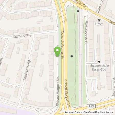 Standortübersicht der Tankstelle Qwello Deutschland GmbH in 45128 Essen