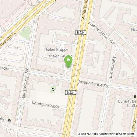 Standortübersicht der Tankstelle Qwello Deutschland GmbH in 45131 Essen