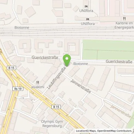 Standortübersicht der Tankstelle Qwello Deutschland GmbH in 93053 Regensburg