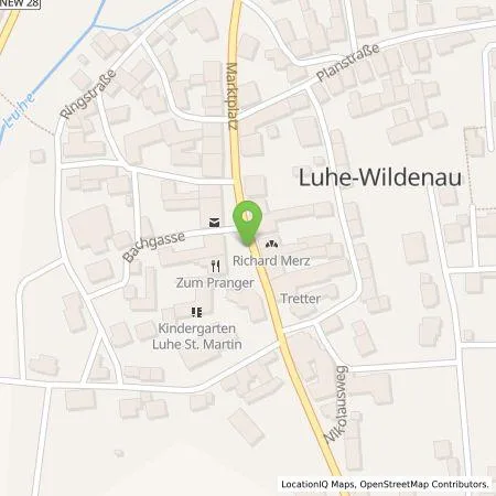 Standortübersicht der Tankstelle Qwello Deutschland GmbH in 92706 Luhe-Wildenau