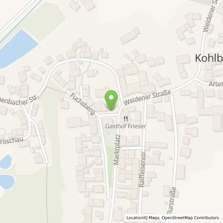 Standortübersicht der Tankstelle Qwello Deutschland GmbH in 92702 Kohlberg