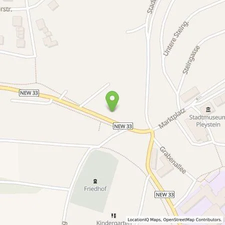 Standortübersicht der Tankstelle Qwello Deutschland GmbH in 92714 Pleystein