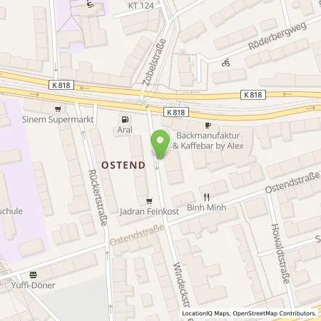 Standortübersicht der Tankstelle Qwello Deutschland GmbH in 60314 Frankfurt am Main