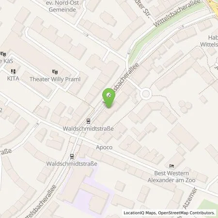 Standortübersicht der Tankstelle Qwello Deutschland GmbH in 60316 Frankfurt am Main