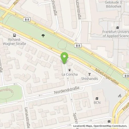 Standortübersicht der Tankstelle Qwello Deutschland GmbH in 60318 Frankfurt am Main