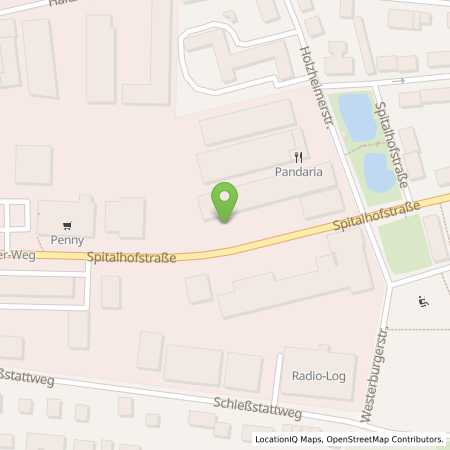Standortübersicht der Strom (Elektro) Tankstelle: Erich Röhr GmbH & Co KG. in 94032, Passau
