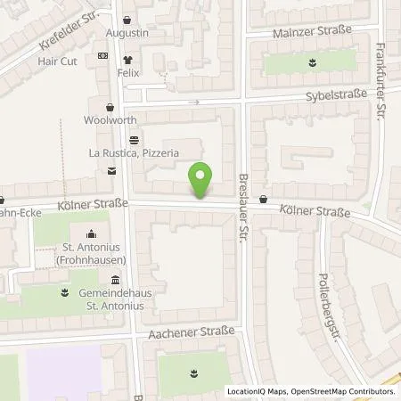 Standortübersicht der Tankstelle Qwello Deutschland GmbH in 45145 Essen