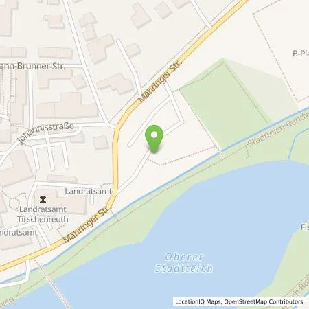 Standortübersicht der Tankstelle Qwello Deutschland GmbH in 95643 Tirschenreuth