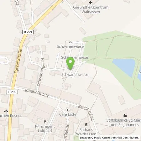 Standortübersicht der Tankstelle Qwello Deutschland GmbH in 95652 Waldsassen