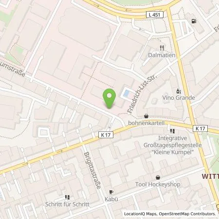 Standortübersicht der Tankstelle Qwello Deutschland GmbH in 45128 Essen