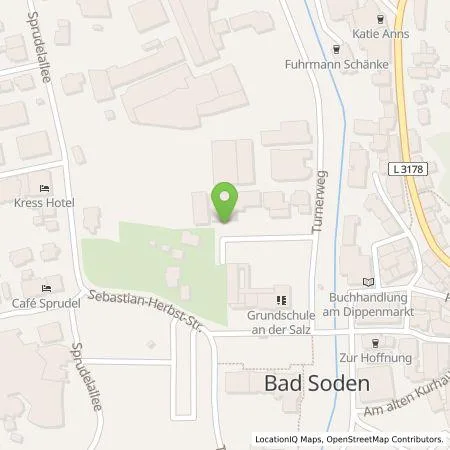 Standortübersicht der Tankstelle Qwello Deutschland GmbH in 63628 Bad Soden-Salmünster