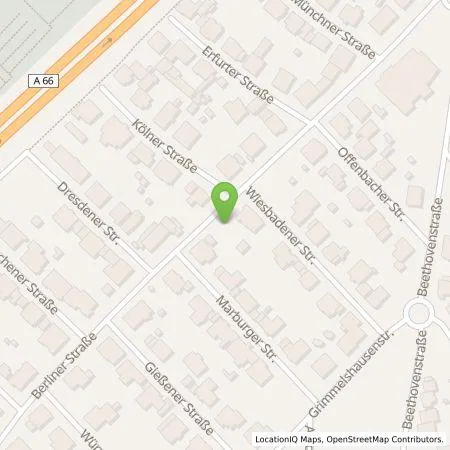 Standortübersicht der Tankstelle Qwello Deutschland GmbH in 63628 Bad Soden-Salmünster