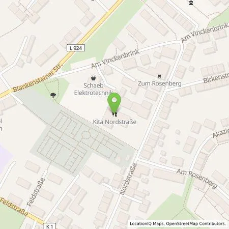 Standortübersicht der Tankstelle Qwello Deutschland GmbH in 45525 Hattingen