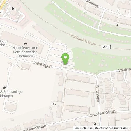 Standortübersicht der Tankstelle Qwello Deutschland GmbH in 45525 Hattingen