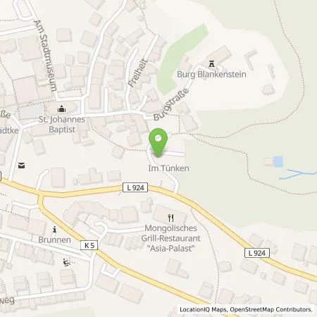 Standortübersicht der Tankstelle Qwello Deutschland GmbH in 45527 Hattingen