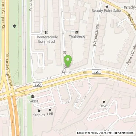 Standortübersicht der Tankstelle Qwello Deutschland GmbH in 45136 Essen