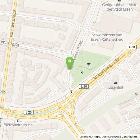 Standortübersicht der Tankstelle Qwello Deutschland GmbH in 45130 Essen