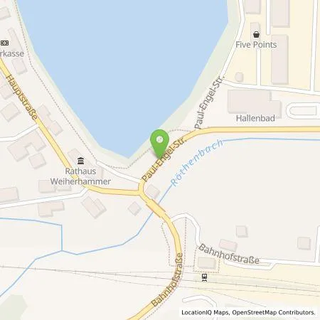 Standortübersicht der Tankstelle Qwello Deutschland GmbH in 92729 Weiherhammer