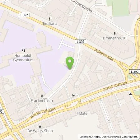 Standortübersicht der Tankstelle Qwello Deutschland GmbH in 40211 Düsseldorf