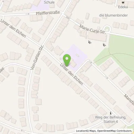 Standortübersicht der Tankstelle Qwello Deutschland GmbH in 40625 Düsseldorf