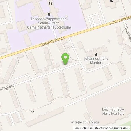 Standortübersicht der Tankstelle Qwello Deutschland GmbH in 51377 Leverkusen