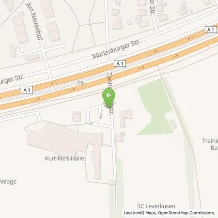 Standortübersicht der Tankstelle Qwello Deutschland GmbH in 51373 Leverkusen