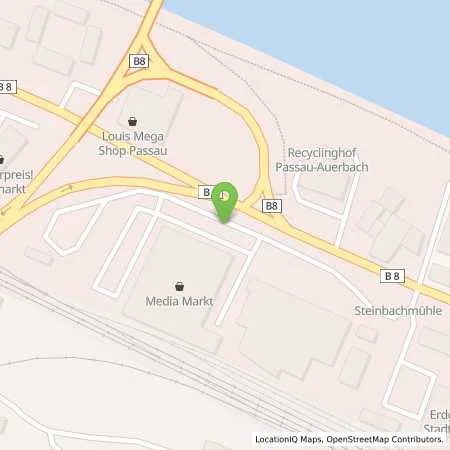 Standortübersicht der Tankstelle Allego GmbH in 94036 Passau