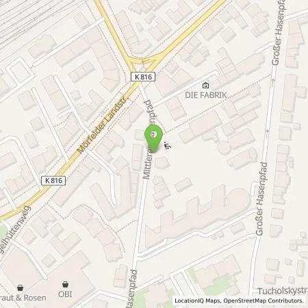 Standortübersicht der Tankstelle Qwello Deutschland GmbH in 60598 Frankfurt am Main