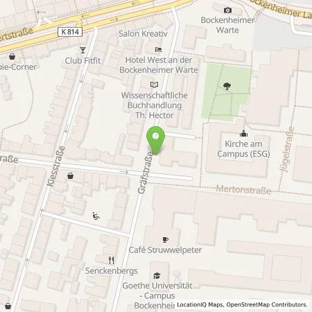 Standortübersicht der Tankstelle Qwello Deutschland GmbH in 60486 Frankfurt am Main