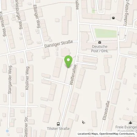 Standortübersicht der Tankstelle Qwello Deutschland GmbH in 29225 Celle