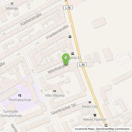 Standortübersicht der Tankstelle Qwello Deutschland GmbH in 40476 Düsseldorf