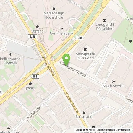 Standortübersicht der Tankstelle Qwello Deutschland GmbH in 40227 Düsseldorf