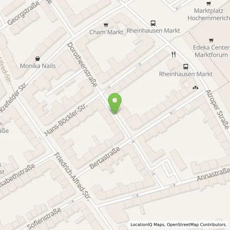 Standortübersicht der Tankstelle Qwello Deutschland GmbH in 47226 Duisburg