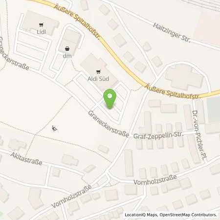 Standortübersicht der Tankstelle ALDI SÜD in 94036 Passau